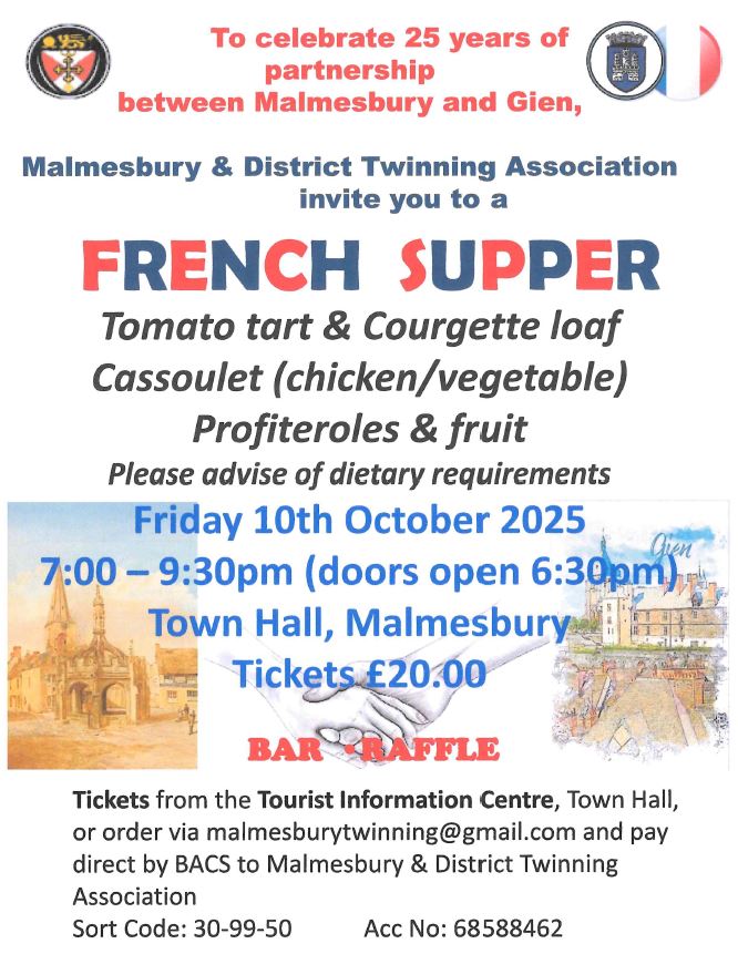 French Supper (Malmesbury & District Twining Association)